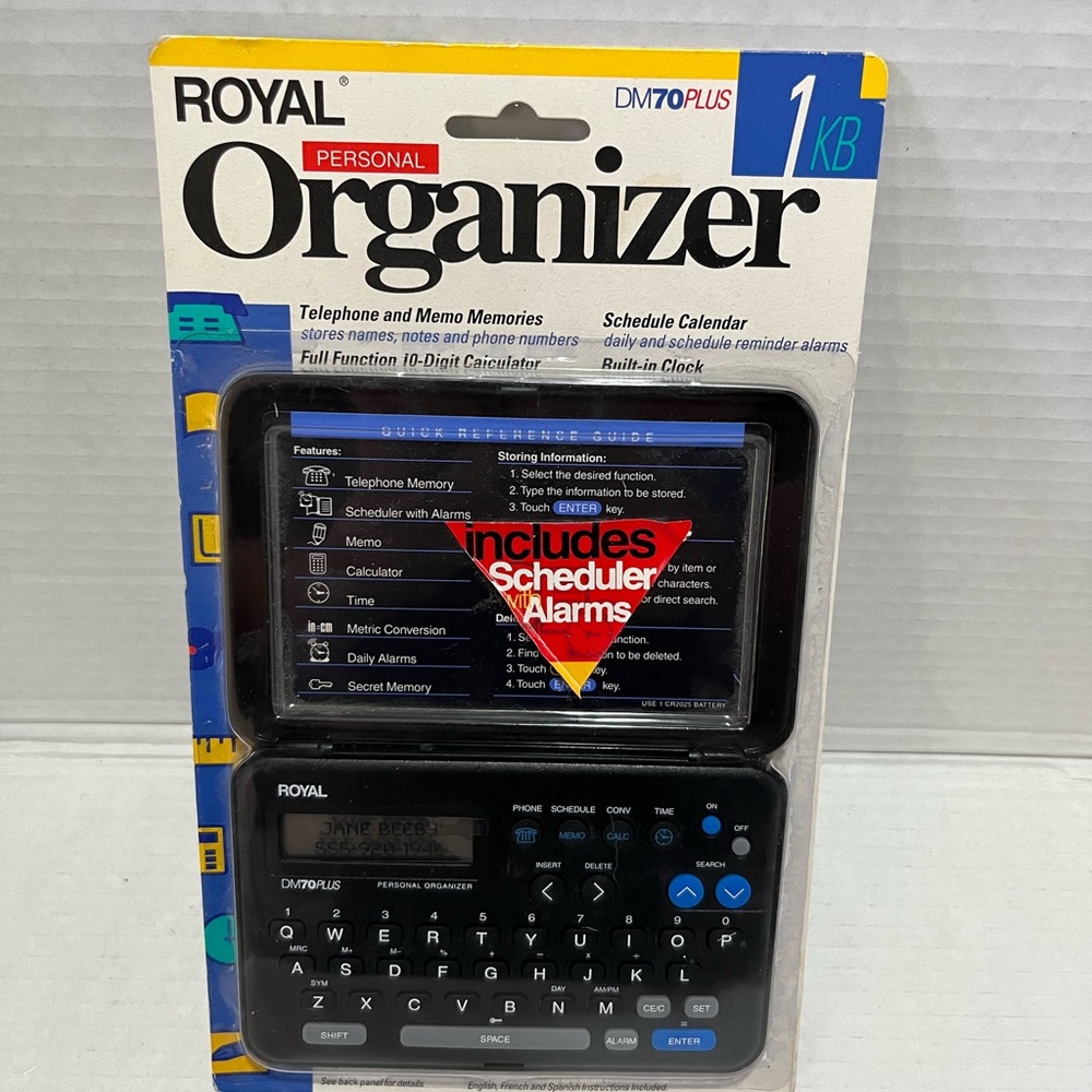 A brand new sealed, royal organizer